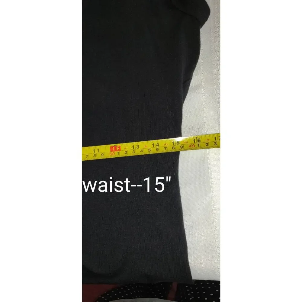 Vintage Y2K Dots Store Black Tshirt Top Basic Stretch NEW NWT Short Sleeves XL - Picture 11 of 12